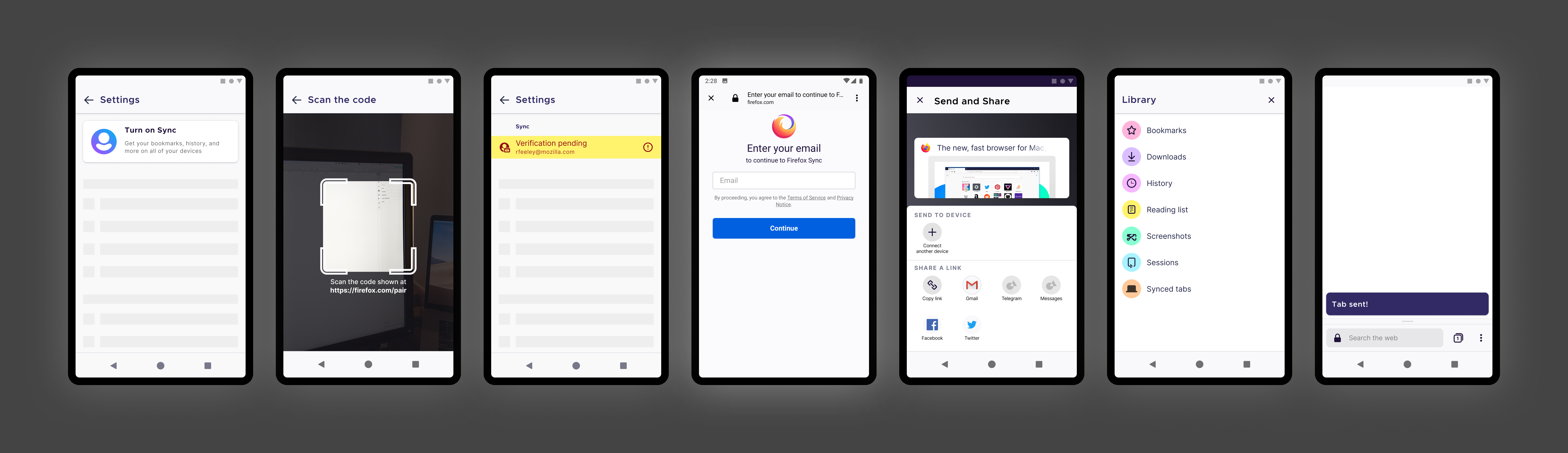 Firefox Android Sync
