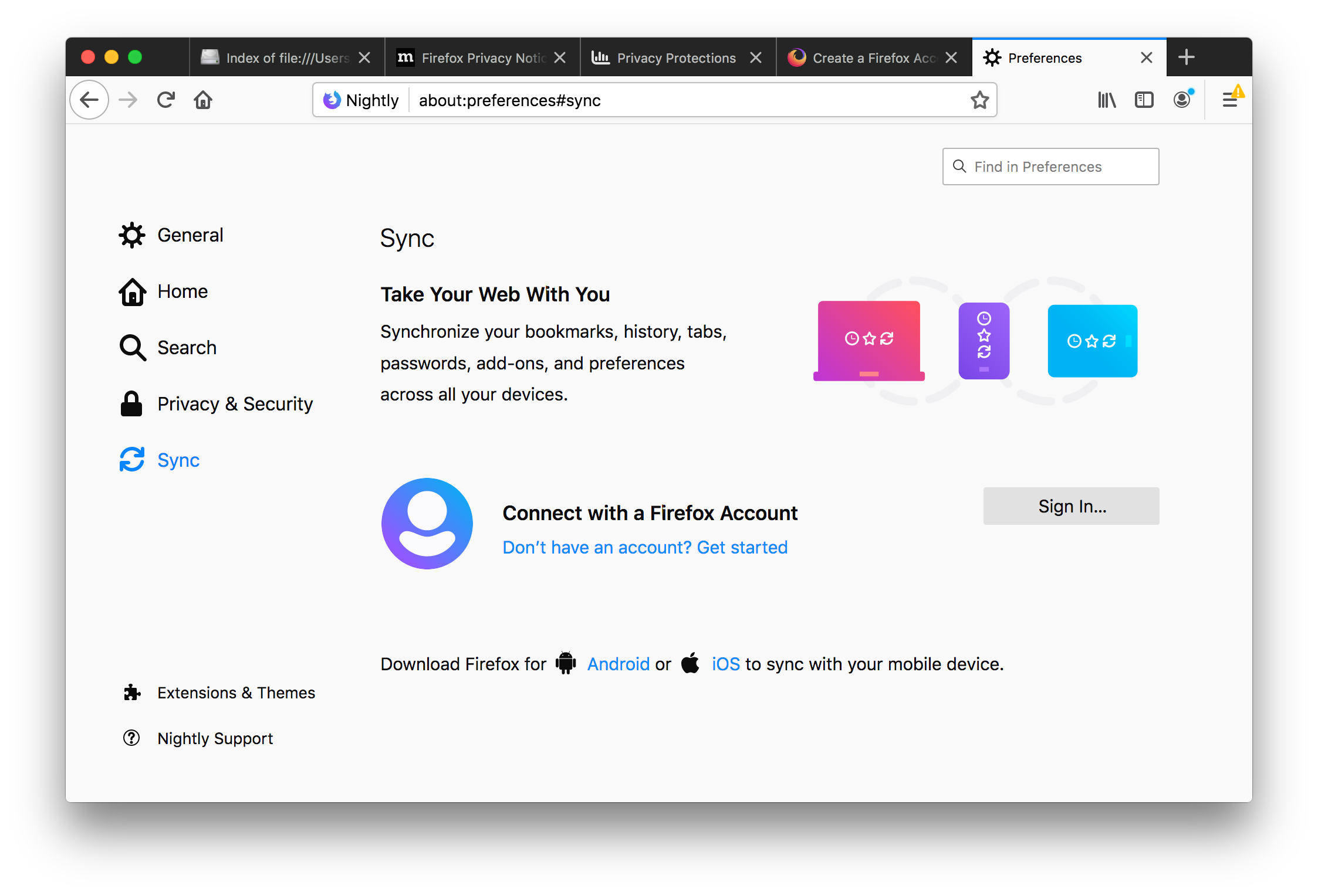 The final candidates