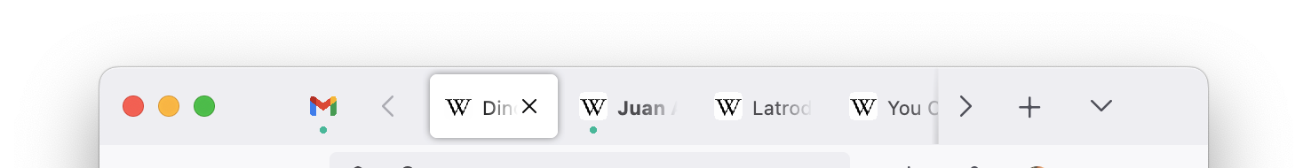 How might we indicate incoming tabs with minimal distraction?